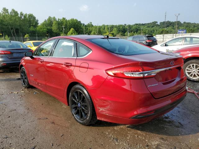 3FA6P0LU4HR251240 - 2017 FORD FUSION SE HYBRID RED photo 2