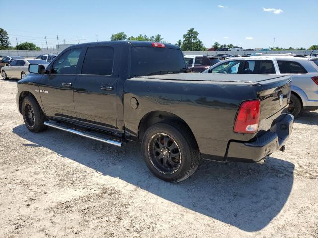 1D7RB1CT6AS180058 - 2010 DODGE RAM 1500 BLACK photo 2