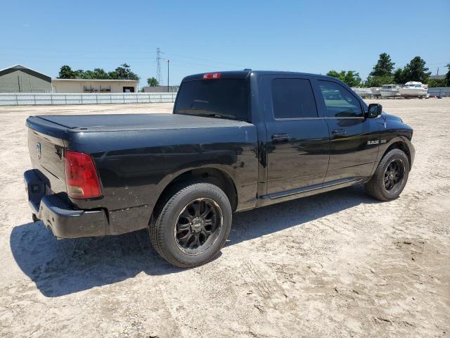 1D7RB1CT6AS180058 - 2010 DODGE RAM 1500 BLACK photo 3