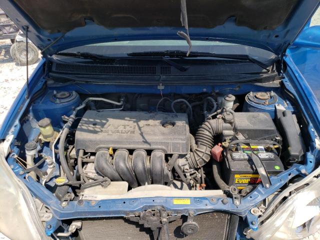 2T1KR32E18C710308 - 2008 TOYOTA COROLLA MA XR BLUE photo 11