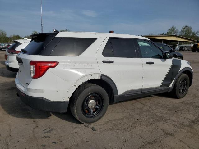 1FM5K8AB7LGA41800 - 2020 FORD EXPLORER POLICE INTERCEPTOR WHITE photo 3
