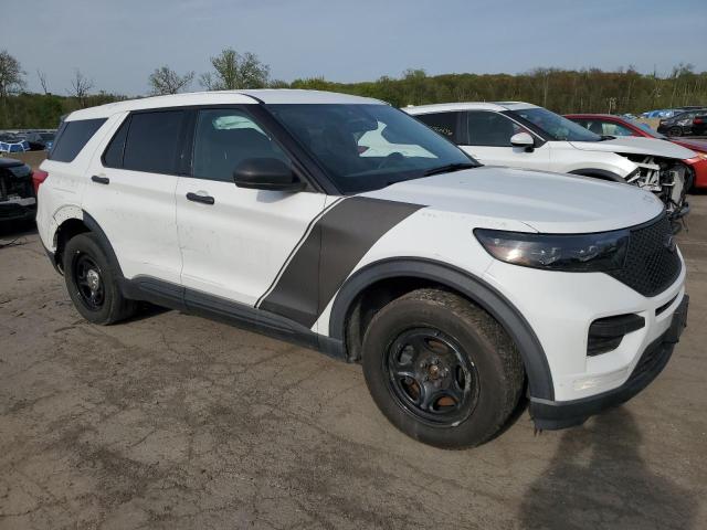 1FM5K8AB7LGA41800 - 2020 FORD EXPLORER POLICE INTERCEPTOR WHITE photo 4