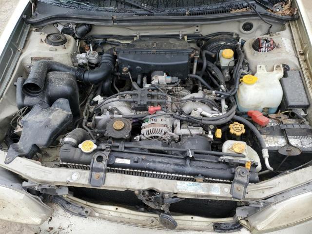 JF1SF65501H703380 - 2001 SUBARU FORESTER S GOLD photo 12