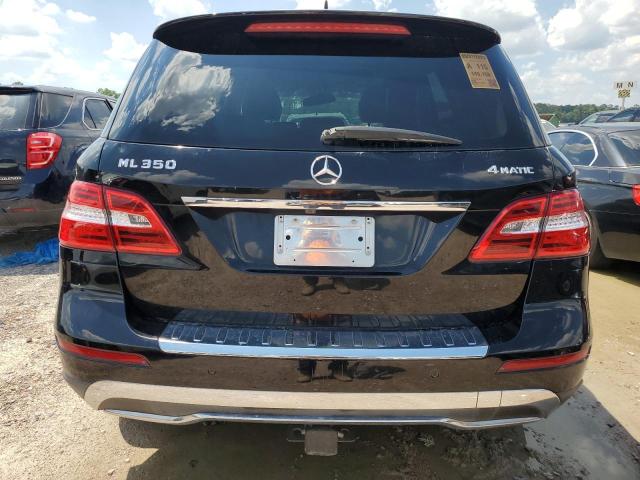 4JGDA5HB3CA089901 - 2012 MERCEDES-BENZ ML 350 4MATIC BLACK photo 6