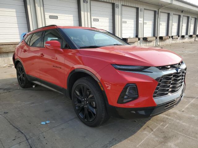 3GNKBJRS4KS655343 - 2019 CHEVROLET BLAZER RS RED photo 4