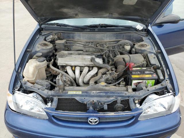 1NXBR12E3WZ007356 - 1998 TOYOTA COROLLA VE BLUE photo 11