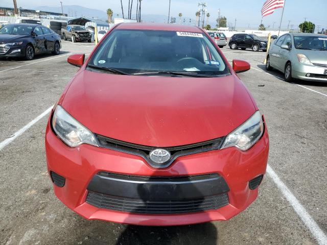 5YFBURHE6GP459843 - 2016 TOYOTA COROLLA L RED photo 5