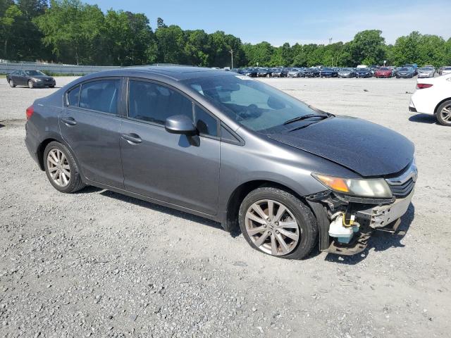 2HGFB2F96CH531064 - 2012 HONDA CIVIC EXL 灰色 照片 4