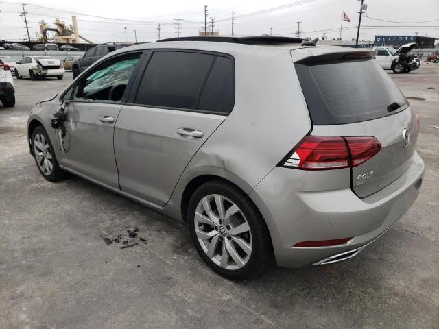 3VWG57AU7KM010872 - 2019 VOLKSWAGEN GOLF S SILVER photo 2