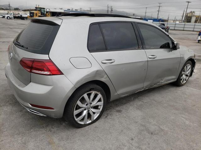 3VWG57AU7KM010872 - 2019 VOLKSWAGEN GOLF S SILVER photo 3