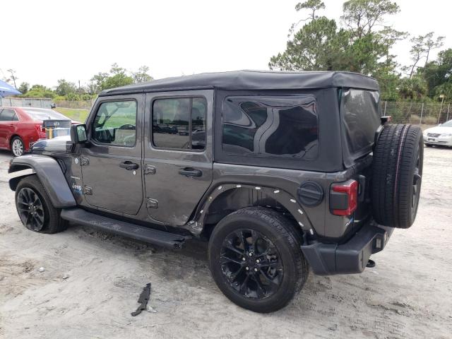 1C4JJXP66MW776706 - 2021 JEEP WRANGLER U SAHARA 4XE GRAY photo 2