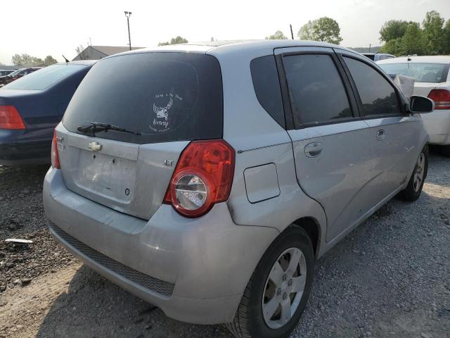 KL1TD6DE7AB095986 - 2010 CHEVROLET AVEO LS SILVER photo 3