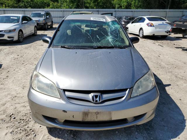 2HGES16594H552558 - 2004 HONDA CIVIC LX SILVER photo 5