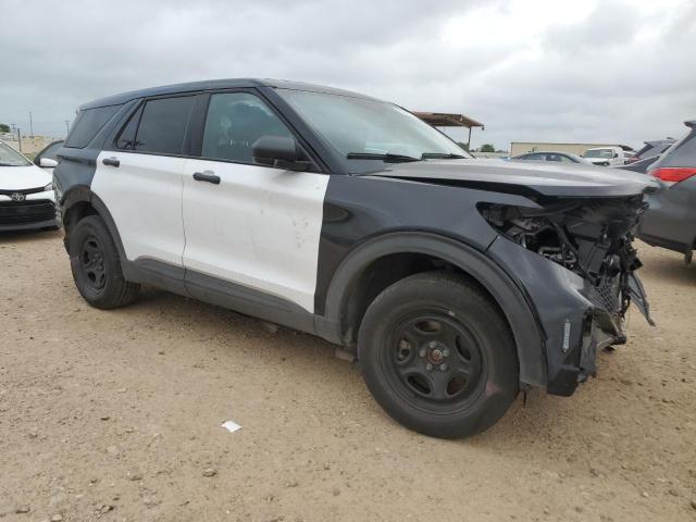 1FM5K8AB2RGA27330 - 2024 FORD EXPLORER POLICE INTERCEPTOR ორფეროვანი ფოტო 4