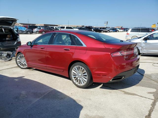 3LN6L2G94DR805552 - 2013 LINCOLN MKZ RED photo 2
