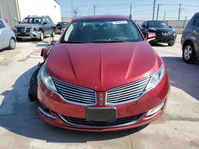 3LN6L2G94DR805552 - 2013 LINCOLN MKZ RED photo 5