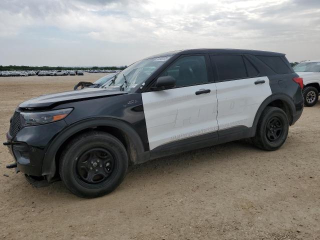 1FM5K8AB1NGC24306 - 2022 FORD EXPLORER POLICE INTERCEPTOR 双色 照片 1