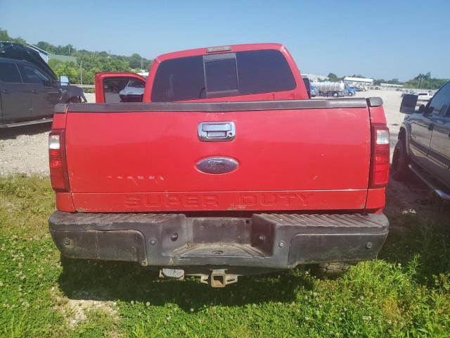 1FTWX31R38EB16862 - 2008 FORD F350 SRW SUPER DUTY RED photo 6