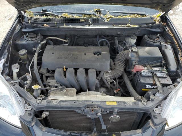 2T1KR32E57C653478 - 2007 TOYOTA MATRIX XR BLACK photo 11