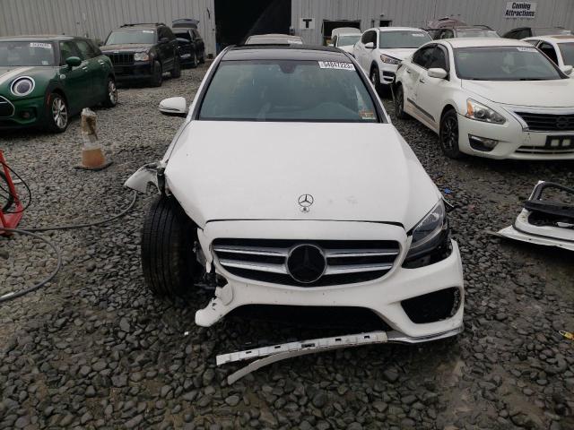 55SWF4JB5HU231505 - 2017 MERCEDES-BENZ C 300 WHITE photo 5