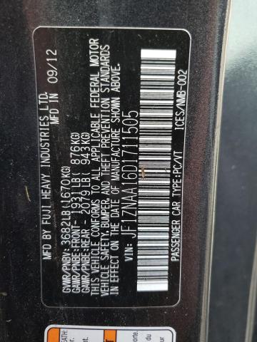 JF1ZNAA16D1711505 - 2013 TOYOTA SCION FR-S 灰色 照片 12