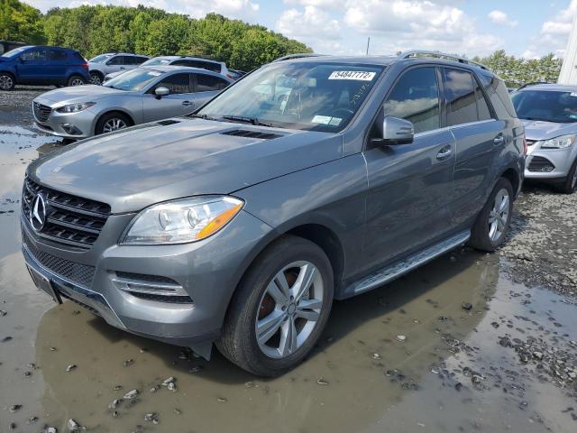 4JGDA5HB3FA462715 - 2015 MERCEDES-BENZ ML 350 4MATIC GRAY photo 2