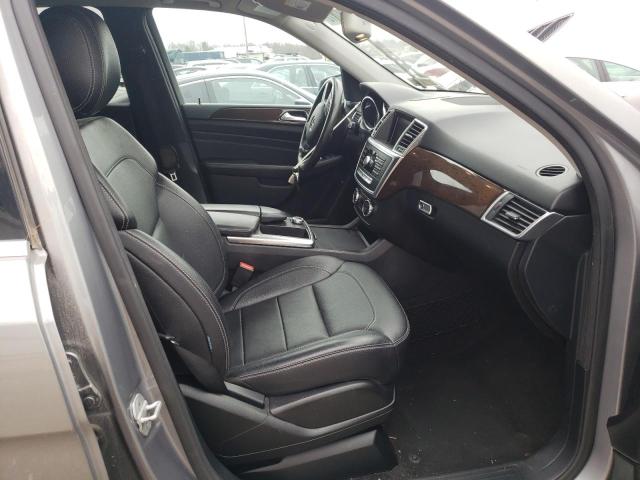 4JGDA5HB3FA462715 - 2015 MERCEDES-BENZ ML 350 4MATIC GRAY photo 5