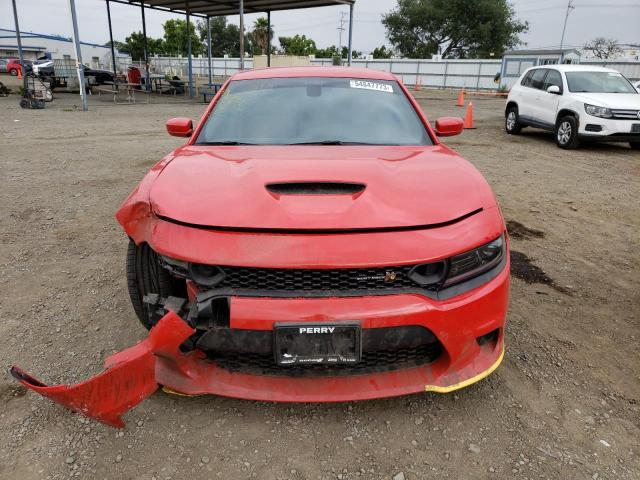 2C3CDXGJ3NH246685 - 2022 DODGE CHARGER SCAT PACK RED photo 5