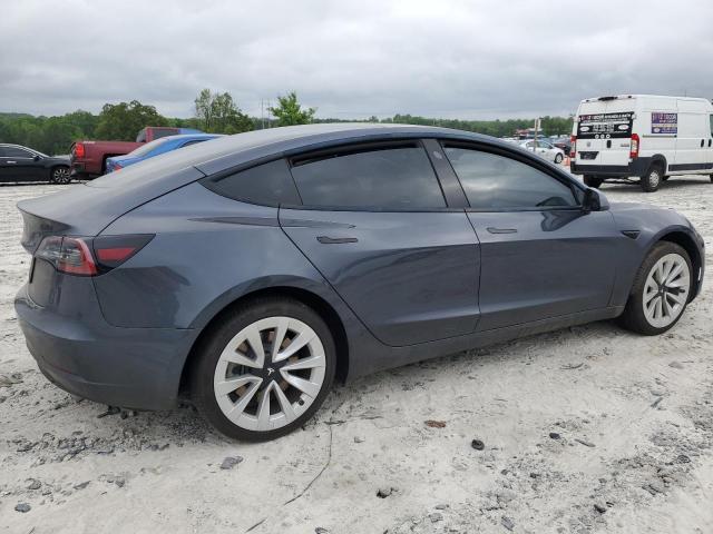5YJ3E1EA6MF977690 - 2021 TESLA MODEL 3 Azul foto 3