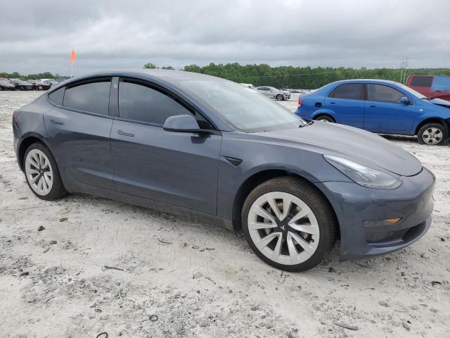 5YJ3E1EA6MF977690 - 2021 TESLA MODEL 3 Azul foto 4