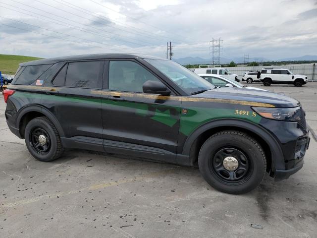 1FM5K8AC6NGC24293 - 2022 FORD EXPLORER POLICE INTERCEPTOR 黑色 照片 4