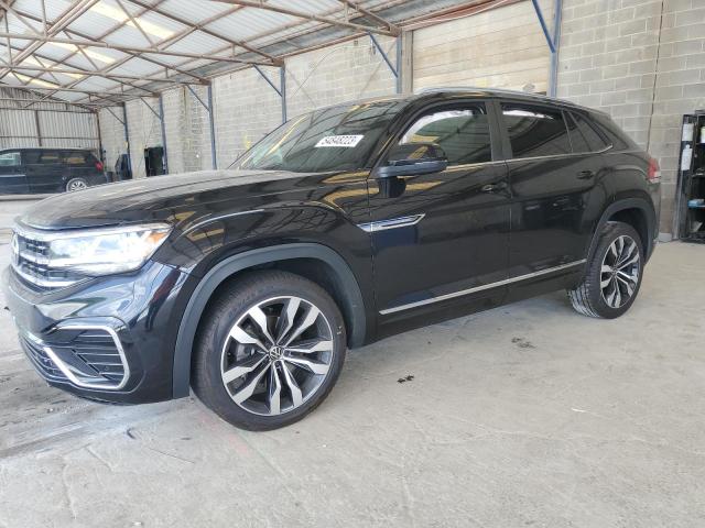 1V2PE2CAXMC215999 - 2021 VOLKSWAGEN ATLAS CROS SE შავი ფოტო 1