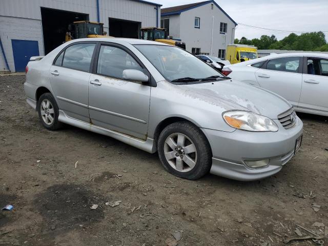 2T1BR32E44C254704 - 2004 TOYOTA COROLLA CE SILVER photo 4