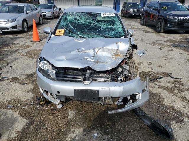WVWDM7AJ1DW117143 - 2013 VOLKSWAGEN GOLF SILVER photo 5
