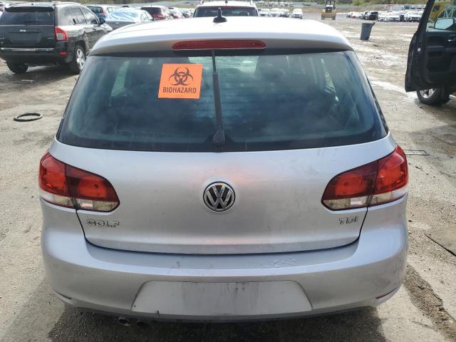 WVWDM7AJ1DW117143 - 2013 VOLKSWAGEN GOLF SILVER photo 6