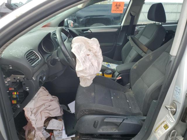 WVWDM7AJ1DW117143 - 2013 VOLKSWAGEN GOLF SILVER photo 7