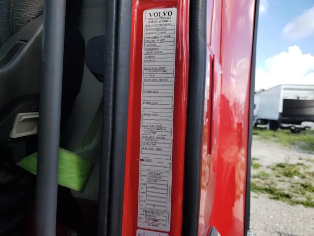 4V4WC9EGXKN198706 - 2019 VOLVO VNR RED photo 10