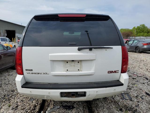 1GKFK16307J255820 - 2007 GMC YUKON XL K1500 WHITE photo 6