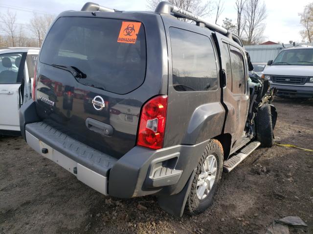 5N1AN0NW3EN813177 - 2014 NISSAN XTERRA X GRAY photo 4