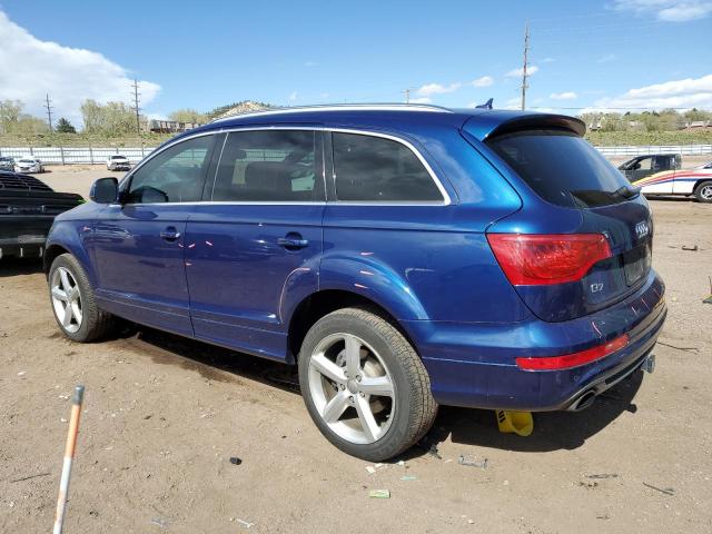 WA1DGAFE3FD018381 - 2015 AUDI Q7 PRESTIGE BLUE photo 2