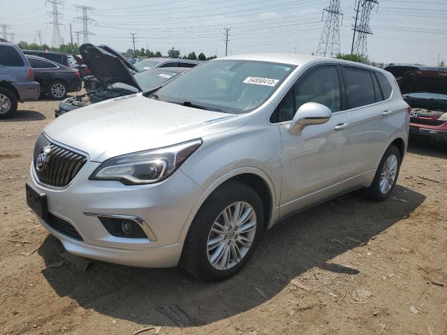 LRBFXCSA1HD146827 - 2017 BUICK ENVISION PREFERRED SILVER photo 1