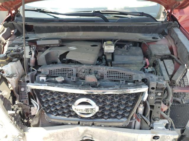 5N1AR2MN8FC600408 - 2015 NISSAN PATHFINDER S RED photo 12