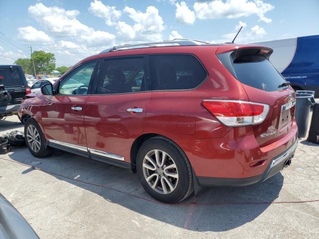 5N1AR2MN8FC600408 - 2015 NISSAN PATHFINDER S RED photo 2