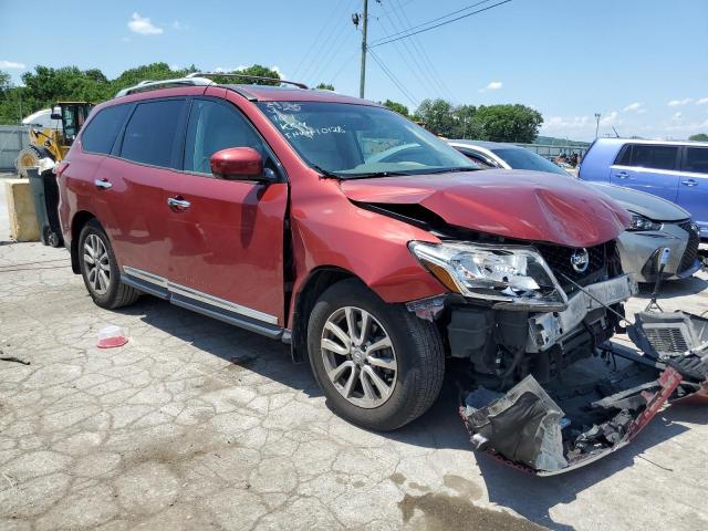 5N1AR2MN8FC600408 - 2015 NISSAN PATHFINDER S RED photo 4