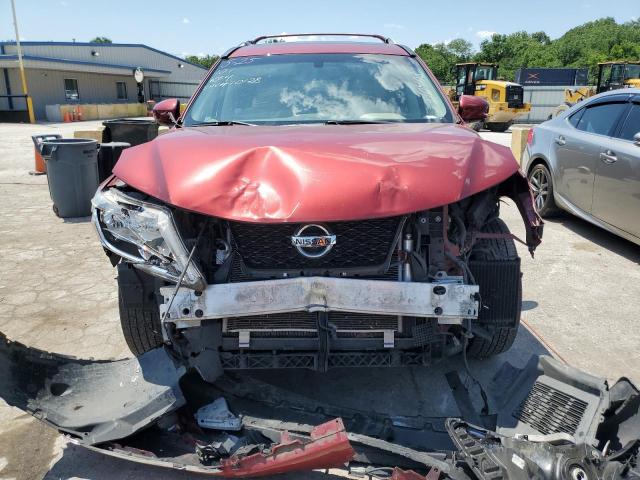 5N1AR2MN8FC600408 - 2015 NISSAN PATHFINDER S RED photo 5