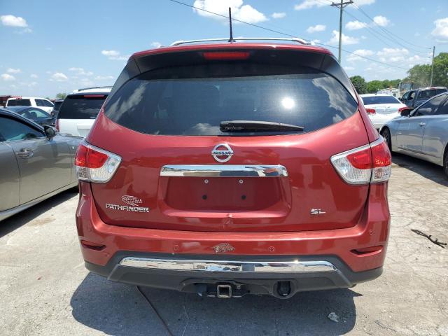 5N1AR2MN8FC600408 - 2015 NISSAN PATHFINDER S RED photo 6