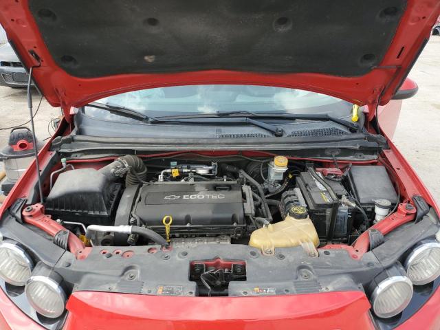 1G1JB5SH4D4133737 - 2013 CHEVROLET SONIC LS RED photo 11