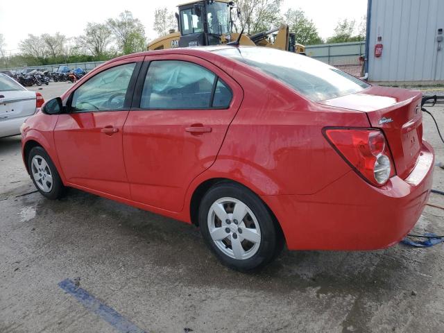 1G1JB5SH4D4133737 - 2013 CHEVROLET SONIC LS RED photo 2
