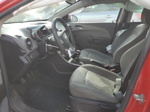 1G1JB5SH4D4133737 - 2013 CHEVROLET SONIC LS RED photo 7
