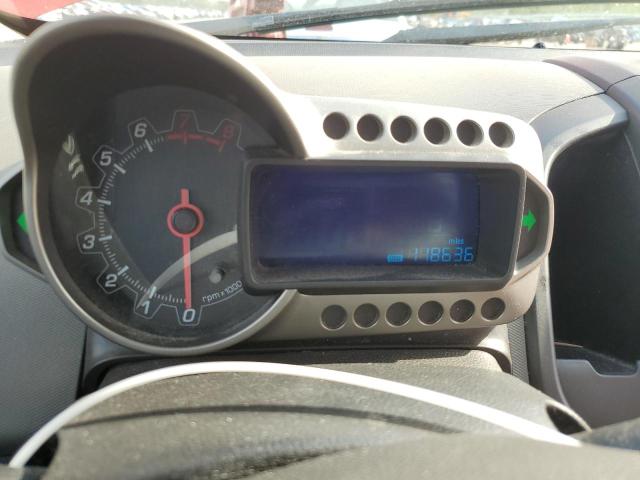 1G1JB5SH4D4133737 - 2013 CHEVROLET SONIC LS RED photo 9